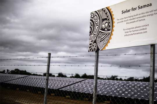 samoa solar project